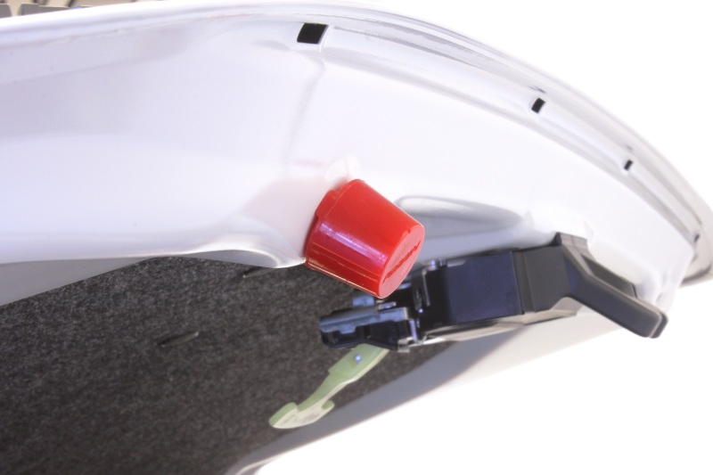 Subaru WRX STI Trunk Bumpers - Perrin Performance - Adjustable (2pcs) - Red - `15-`21